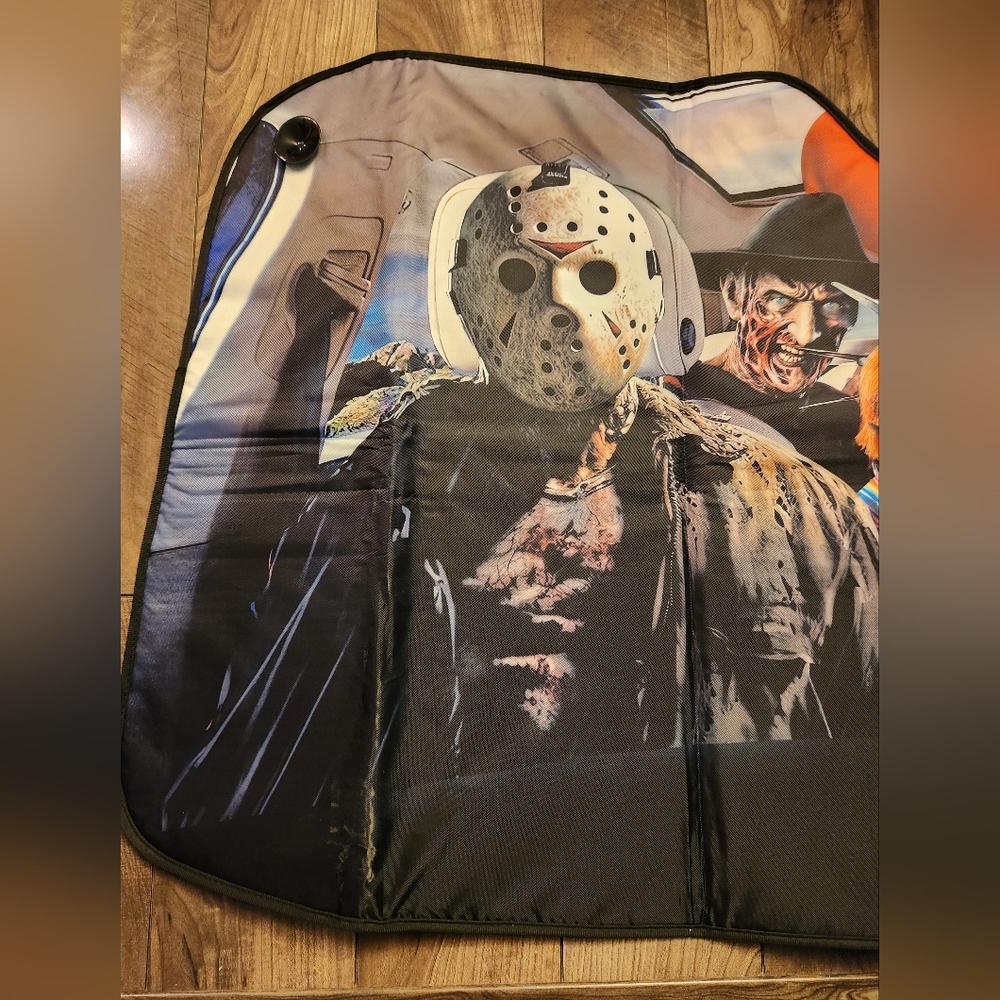 Horror Characters Windshield Sunscreen - Picture 3 of 13